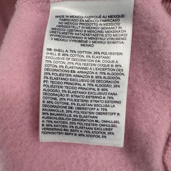 The North Face Women’s XXL Graphic Injection Crew Sweatshirt Pink Pullover - Picture 9 of 12
